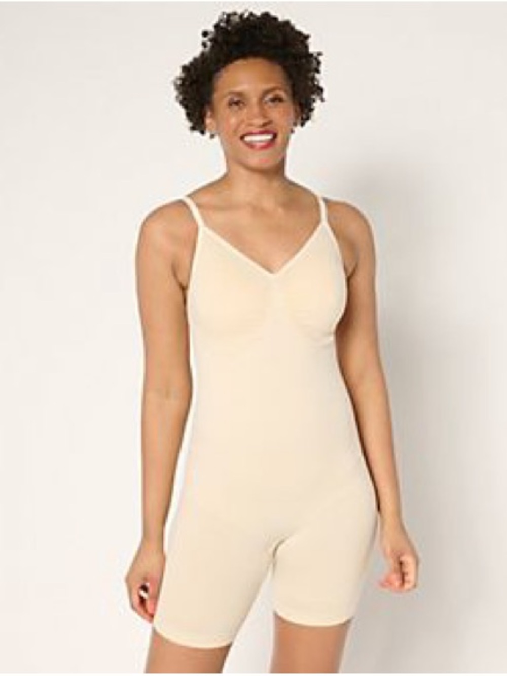 NWT anybody Intimidates Lycra Seamless Shaping Bodysuit in Nude